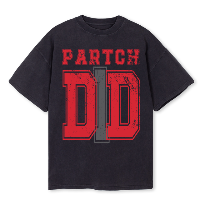 DDREDVBLACK Vintage Black Oversized Tee.