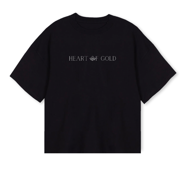 HOGBLACKTSHIRTBOXY Black Oversized Boxy Tee.
