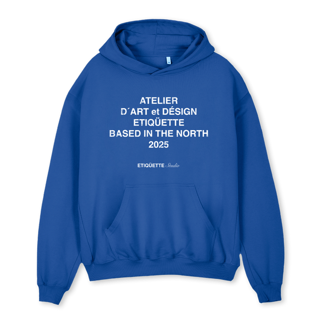 ESBLUE Cobalt Blue Oversized Hoodie.