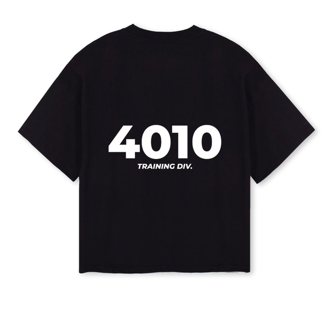 NOKTRA FT BOXYFIT Black Oversized Boxy Tee.