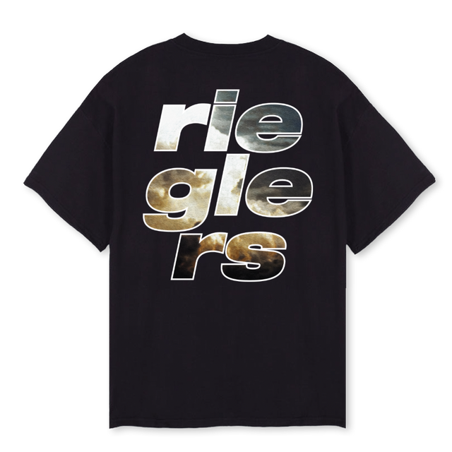 PEGASUSOVBOXBLK Black Oversized Tee.