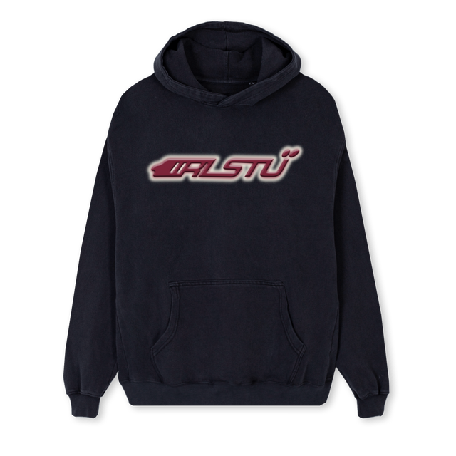 IRLGLOWHOODIE Vintage Black Regular Hoodie.