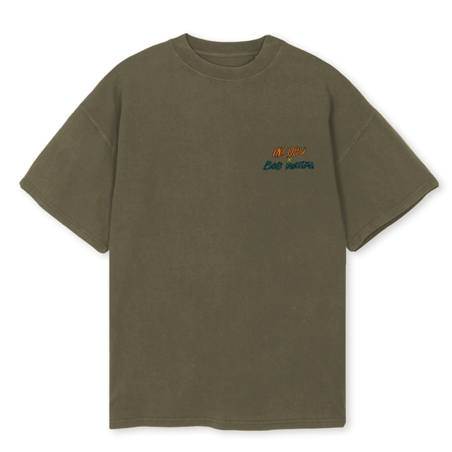 WEREWOLFOLIVE Vintage Olive Oversized Tee.