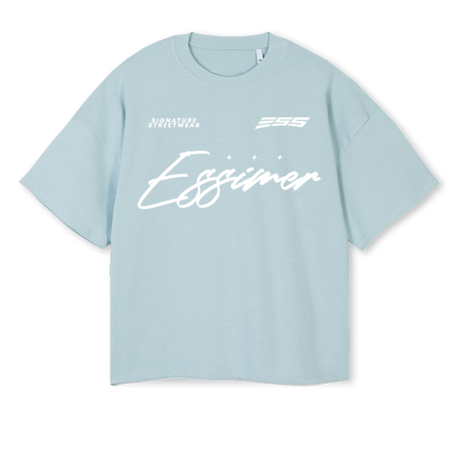 CAMISETACOLDBLUE Cold Blue Oversized Boxy Tee.