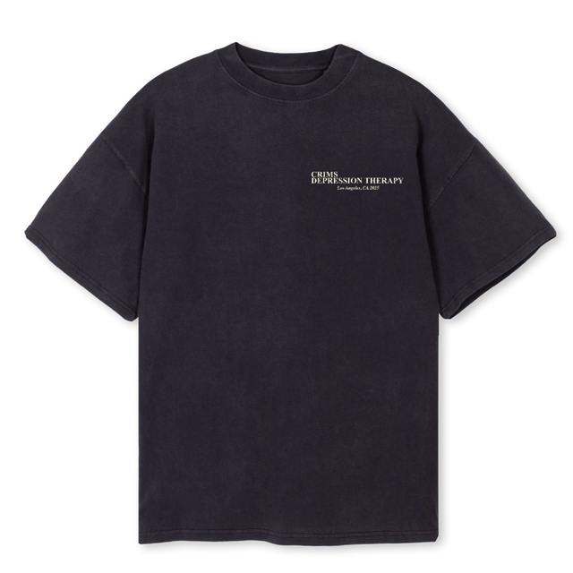 BLACKVINTAGE Vintage Black Oversized Tee.