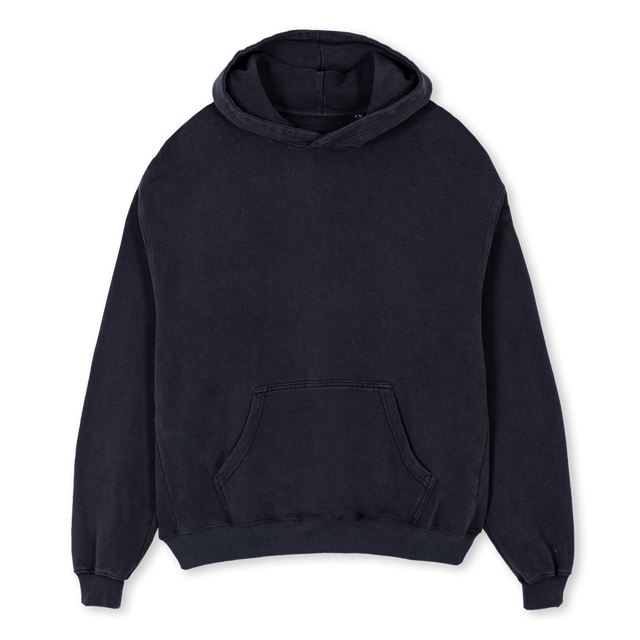 SMILEPRSNLSAMPLE Vintage Black Oversized Hoodie.