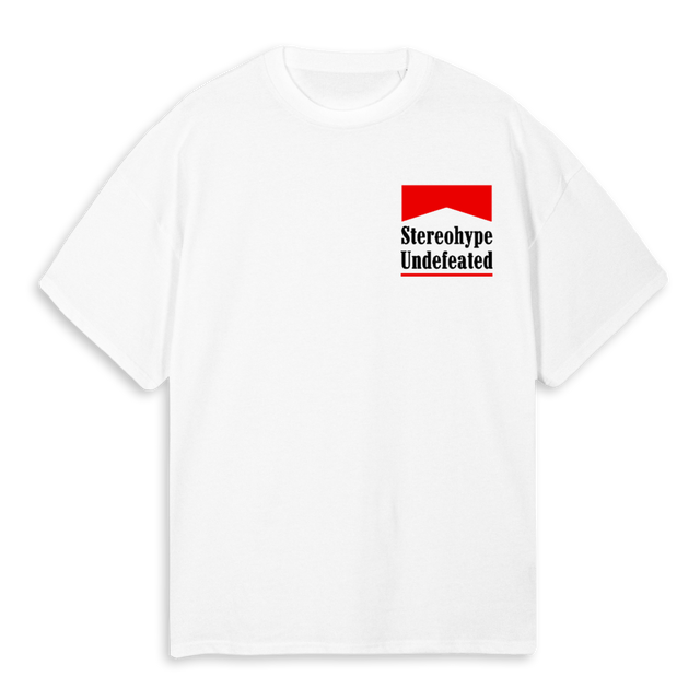 SHMARLWHITE White Oversized Tee.