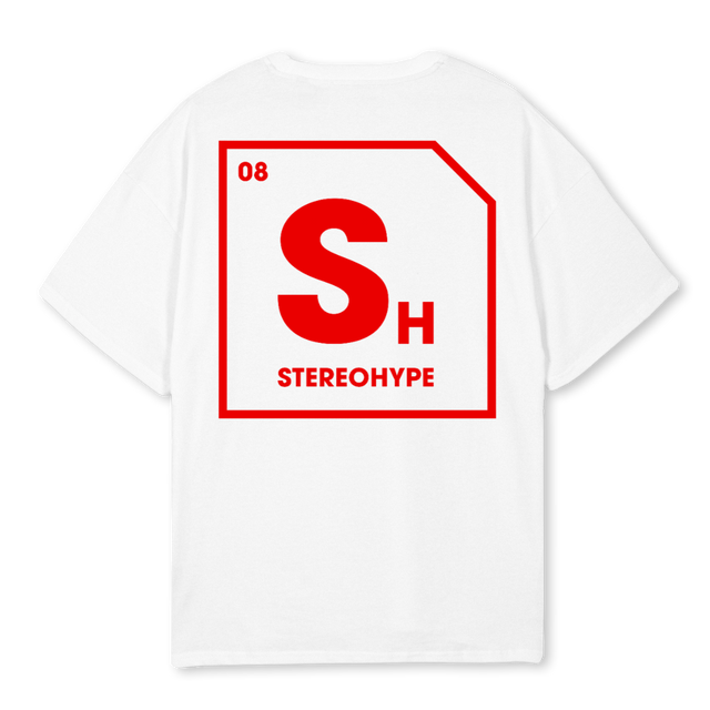 SHMARLWHITE White Oversized Tee.