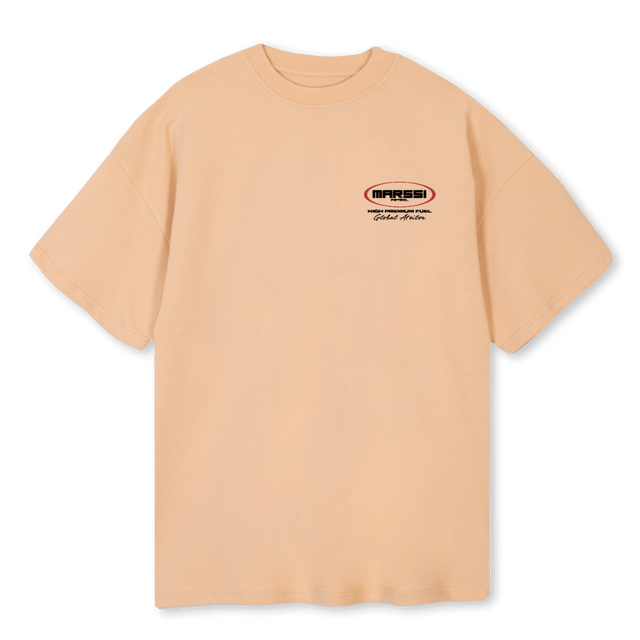 MSPETROL Sand Oversized Tee.