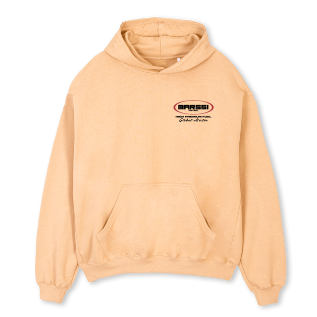 MSPERTROLHOODIE Sand Oversized Hoodie.