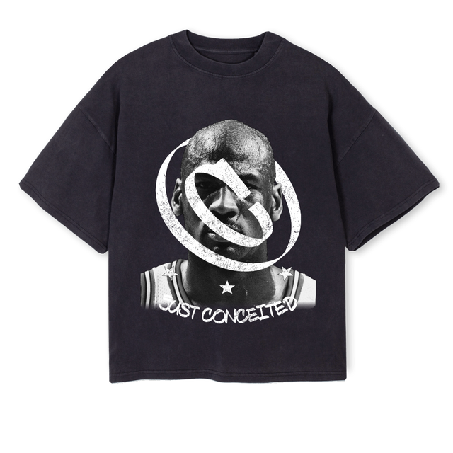 GAMETIME Vintage Black Oversized Boxy Tee.