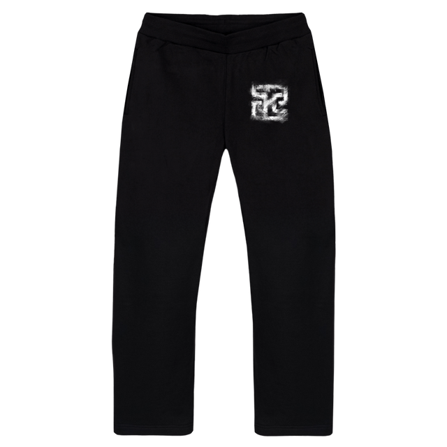 BROKE Black Straight-Leg Relaxed Sweatpants.