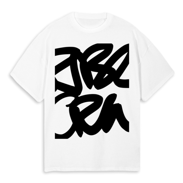 LLOVERSIZEDESSNTLW White Oversized Tee.