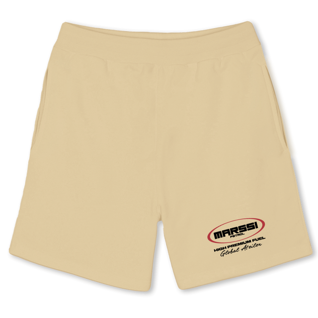PETROL Sand Relaxed Sweatshorts.