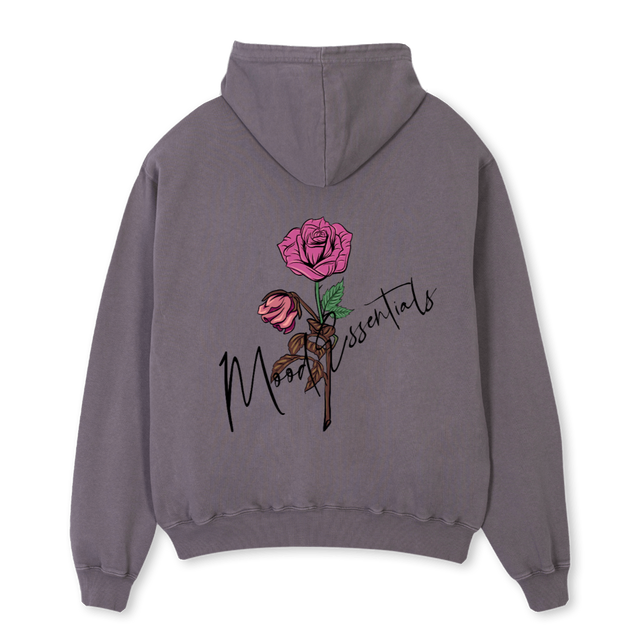 ROSA Pigment Grey Oversized Hoodie.