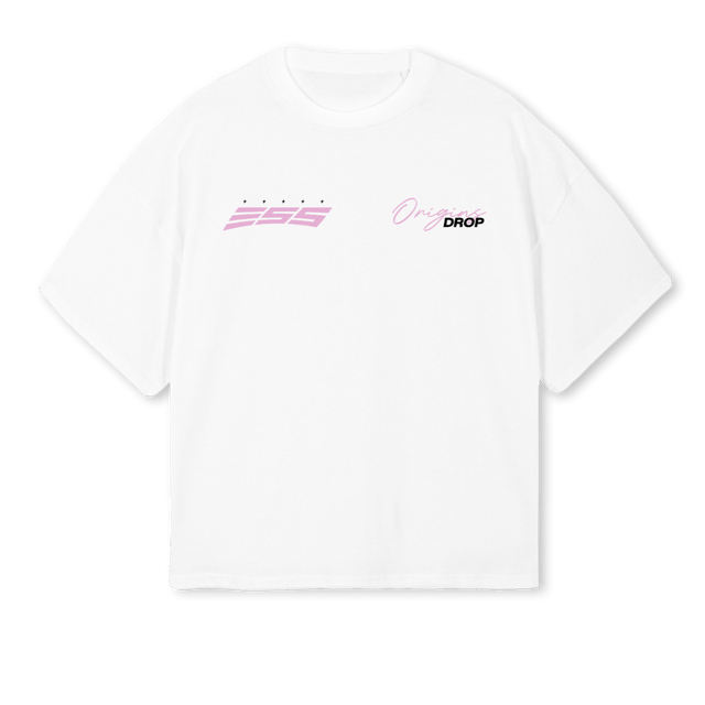 ESSIMERWHITE White Oversized Boxy Tee.