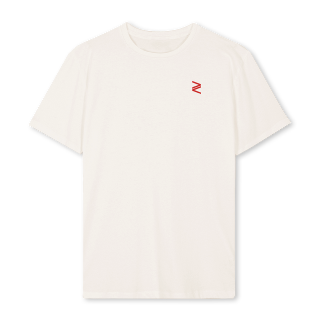 VINTAGEWHITEREDTWO Vintage White Regular Tee.