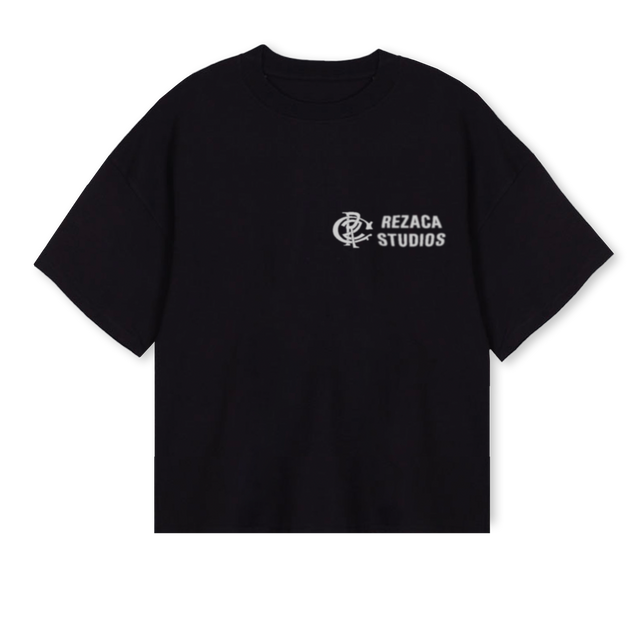 BALLETX Black Oversized Boxy Tee.