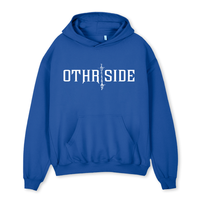 OSHOODIEVTWO Cobalt Blue Oversized Hoodie.