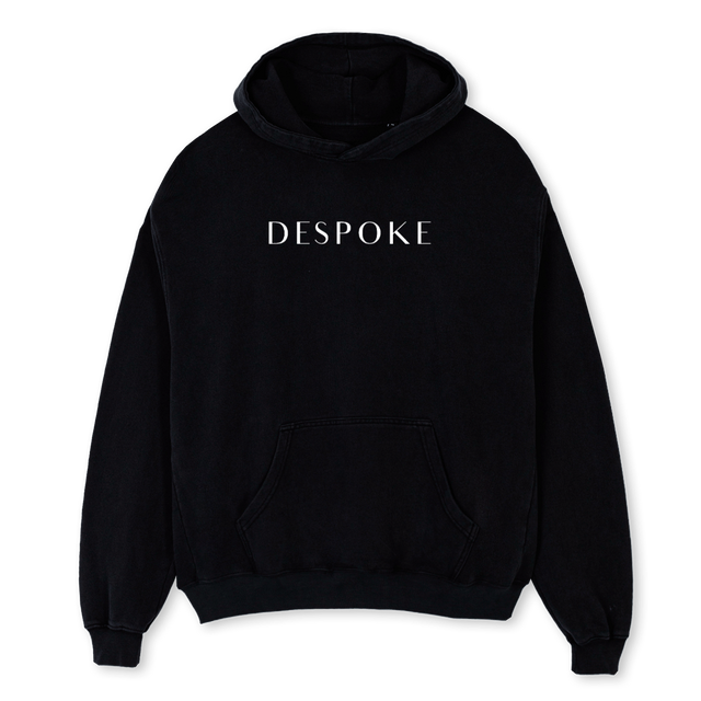 DSPKFOUR Black Oversized Hoodie.