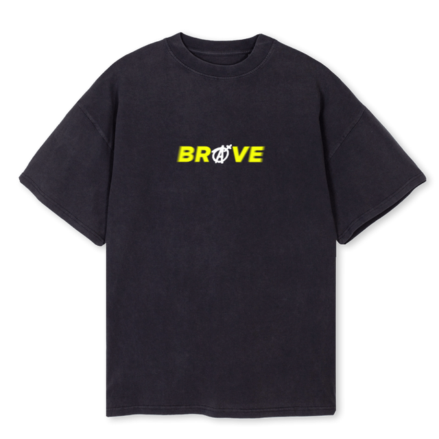 APMGLOVESTSHIRTVB Vintage Black Oversized Tee.