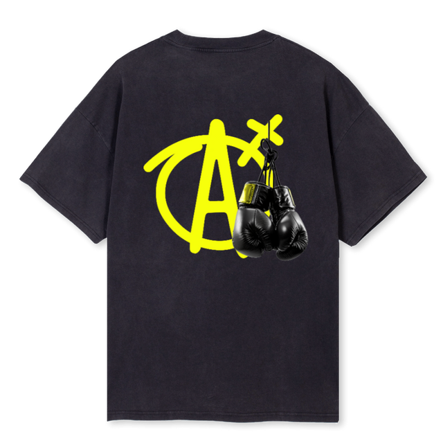 APMGLOVESTSHIRTVB Vintage Black Oversized Tee.