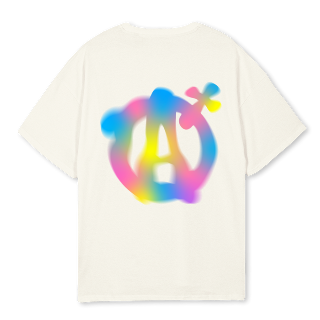 AGNOSTICSPRINGTSC Cream Oversized Tee.