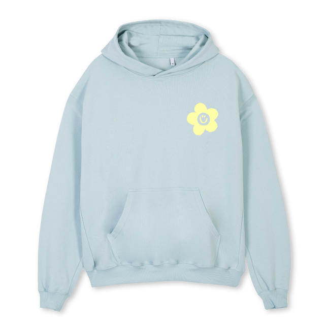 AGAAFLOWER Cold Blue Oversized Hoodie.