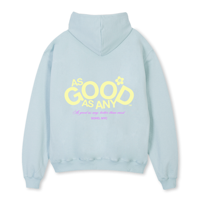 AGAAFLOWER Cold Blue Oversized Hoodie.