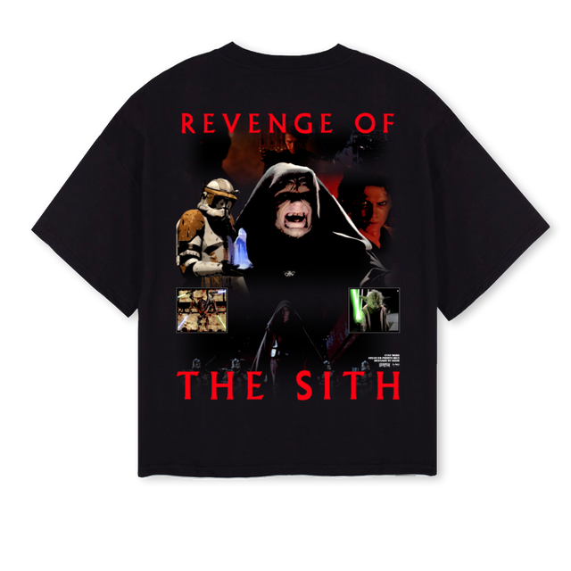 ROTS Black Oversized Boxy Tee.