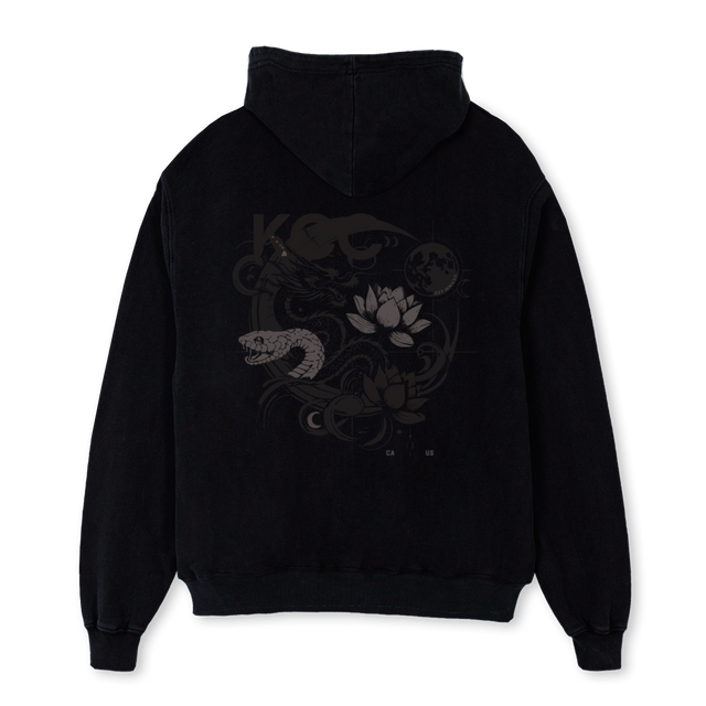 LNYHOODIE Black Oversized Hoodie.