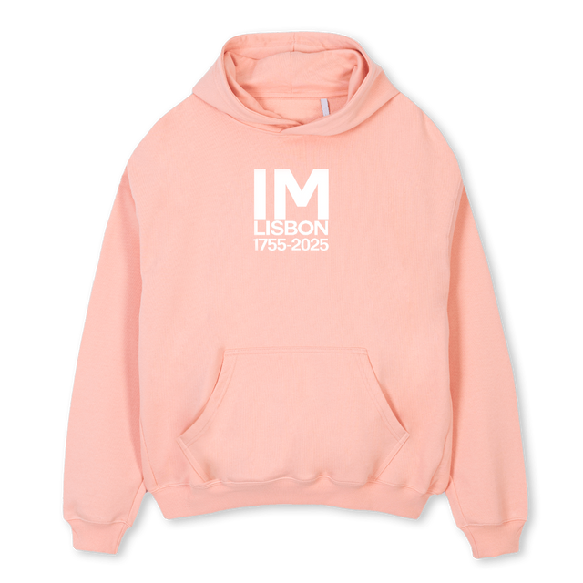 PULLROSEIM Pink Clay Oversized Hoodie.