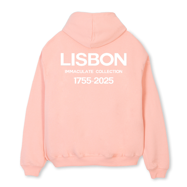 PULLROSEIM Pink Clay Oversized Hoodie.
