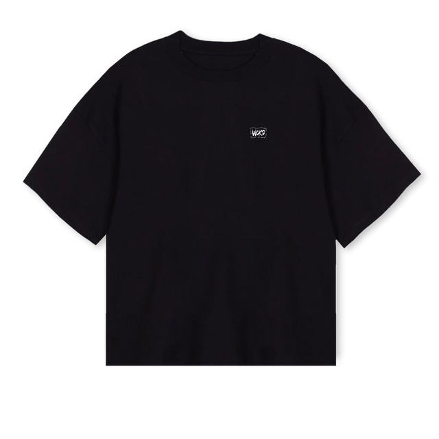 WCKD WL BTVB Black Oversized Boxy Tee.