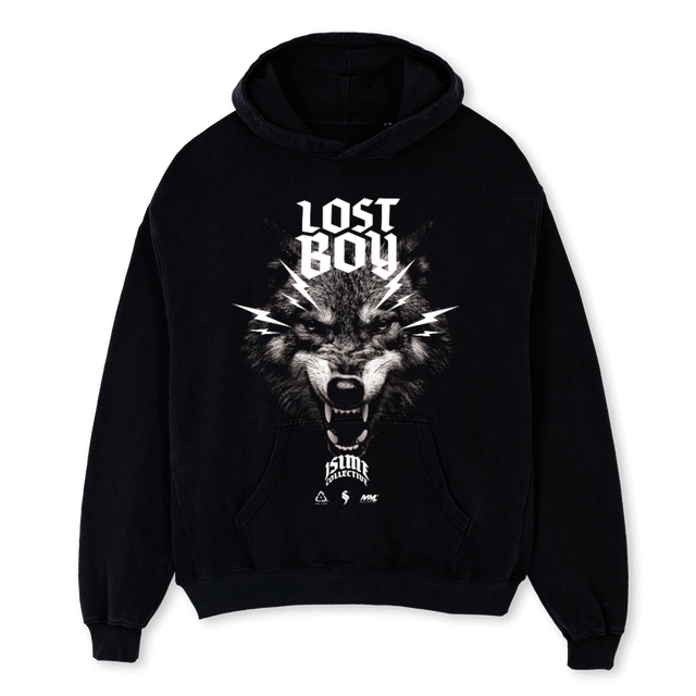 LBHD II Black Oversized Hoodie.