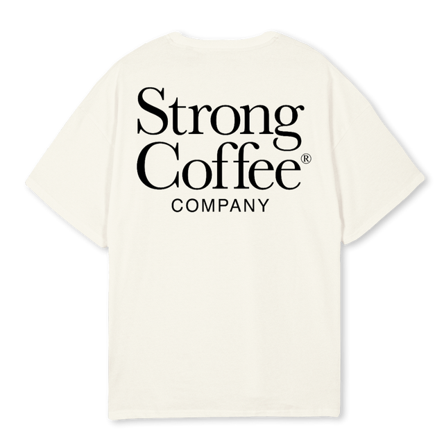 SCOFFEE Cream Oversized Tee.