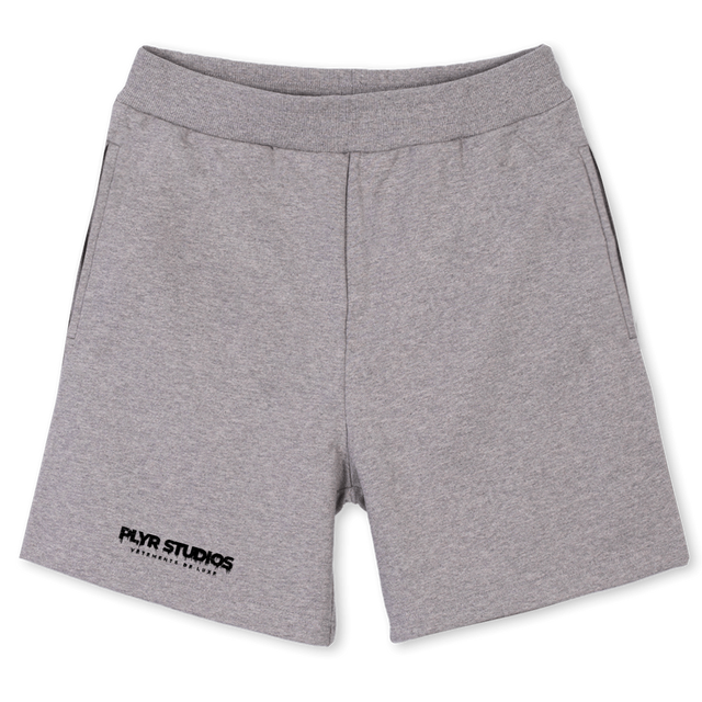 VDLSHORTSGREY Grey Marl Relaxed Sweatshorts.