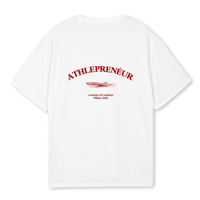 VALKPUNAVENETEE White Oversized Tee.