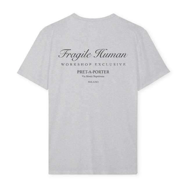 FRGL PRTP Light Grey Marl Regular Tee.