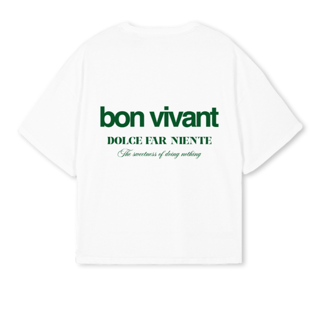 BVG DFN_BOXY White Oversized Boxy Tee.