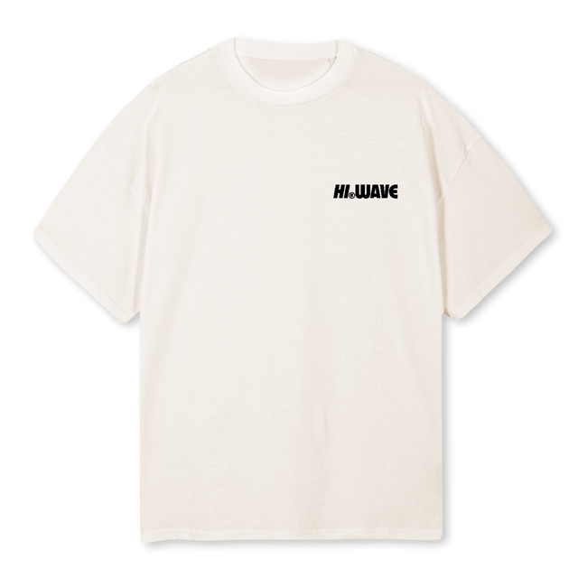 OVERSIZ Vintage White Oversized Tee.
