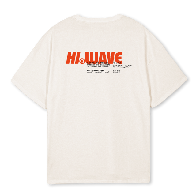 OVERSIZ Vintage White Oversized Tee.