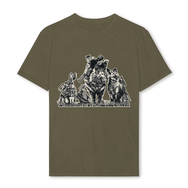 MOOD Vintage Olive Regular Tee.