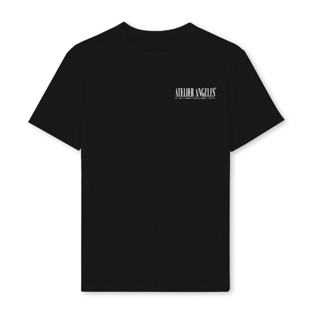 ANGELES NOIRORANGE Black Regular Tee.