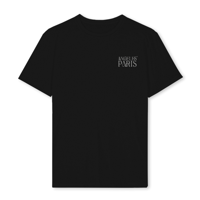 ANGELES CITRON Black Regular Tee.
