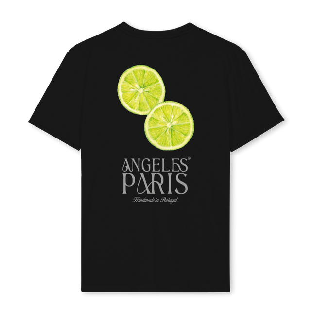 ANGELES CITRON Black Regular Tee.