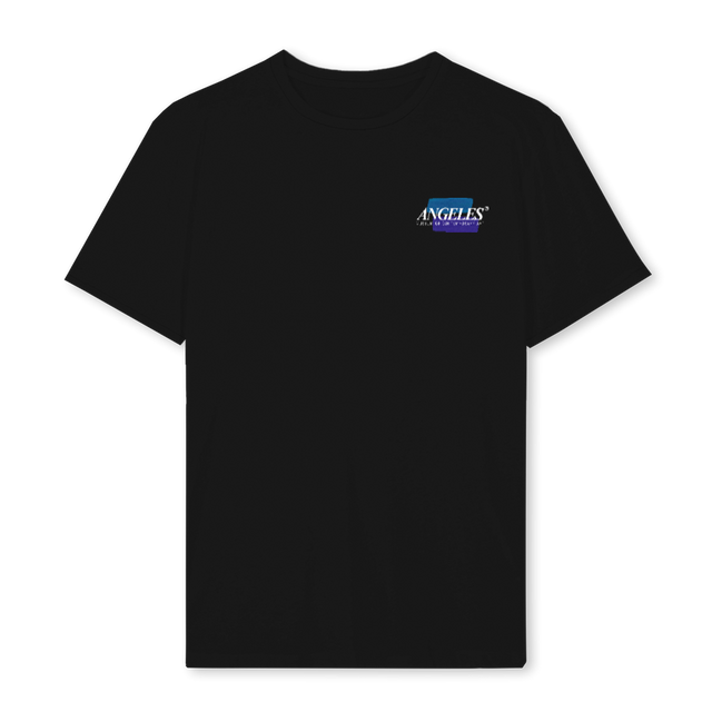 ANGELES ARTCO Black Regular Tee.