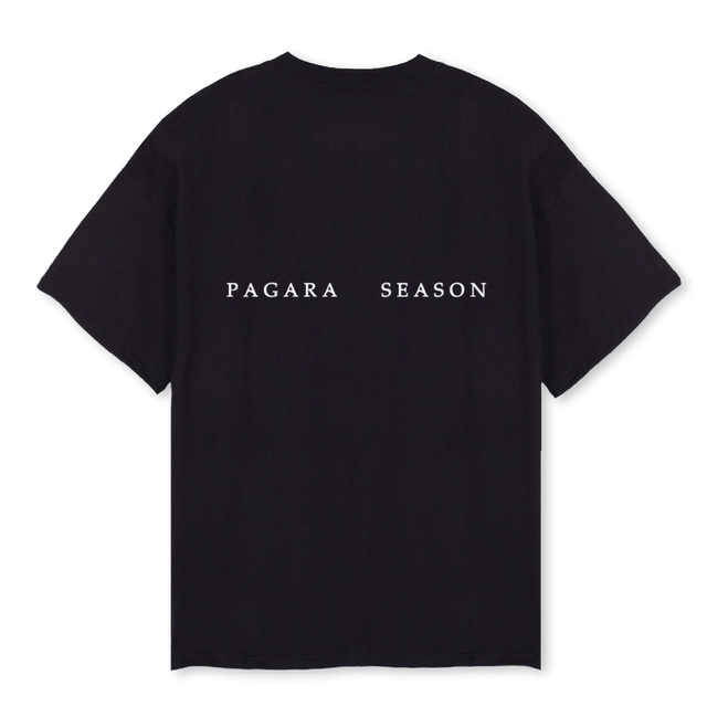ELEPHANTCHOLA Black Oversized Tee.