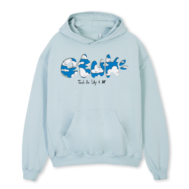 TTSHOODIE Cold Blue Oversized Hoodie.