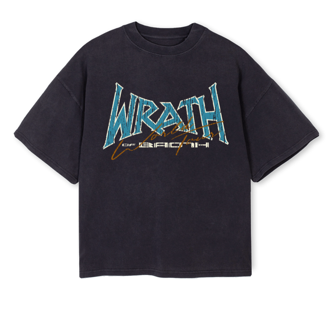 WOB Vintage Black Oversized Boxy Tee.